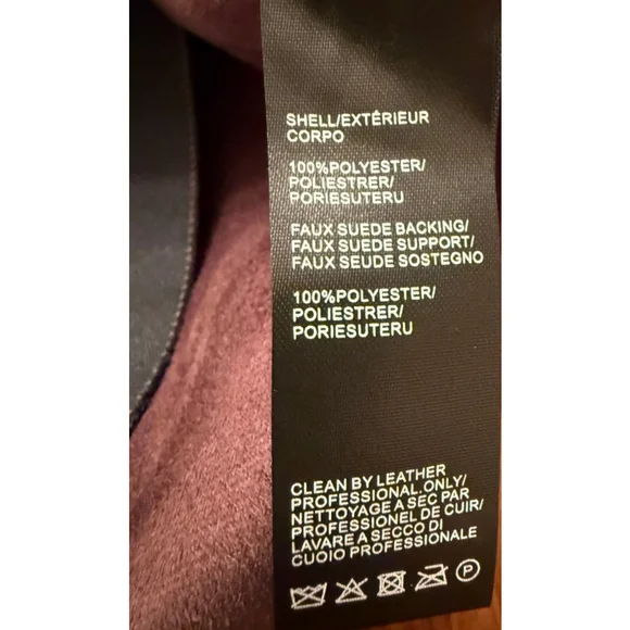 NWT Women's Rebecca Minkoff XL Brown Shearling Toggle Jacket - Picture 8 of 10